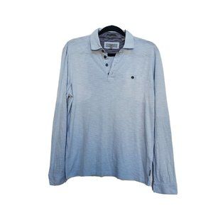 TED BAKER Men's Shirt Size 3- Light Blue Long Sleeve